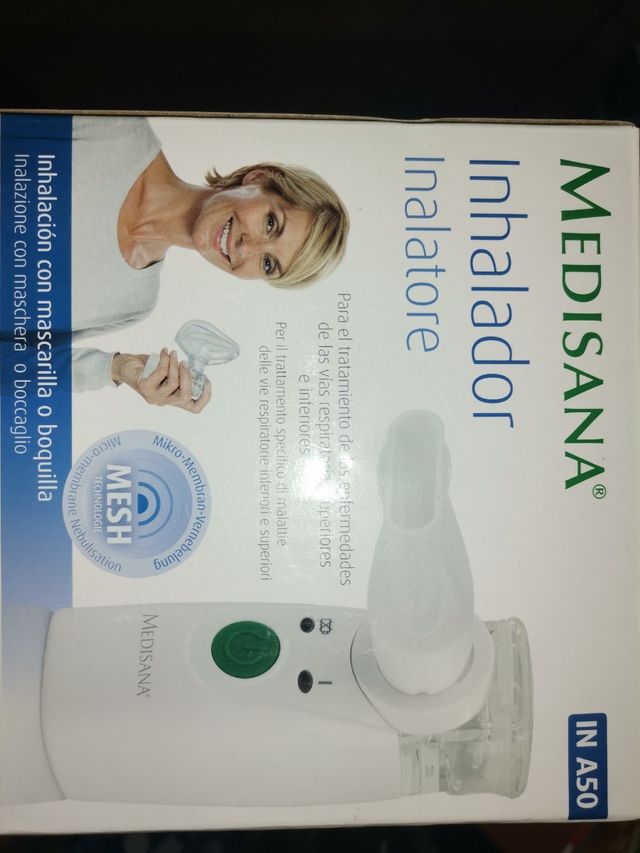 Inahalador en su caja sin abrir precintado 