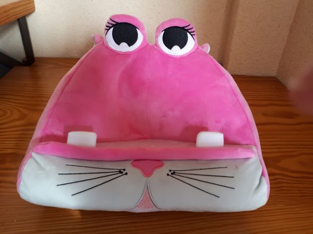 Apoya tablets y libros.