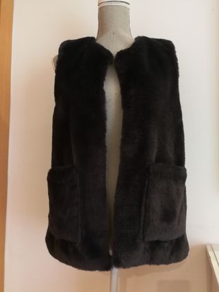 Chaleco peluche - ZARA