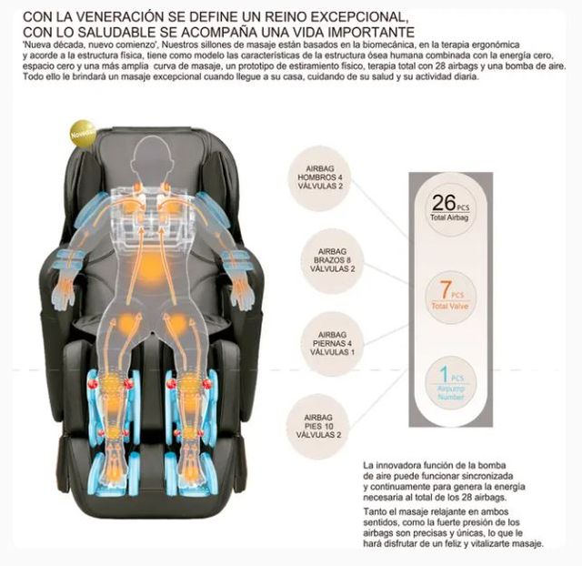 Sillón Masajes de Lujo United Fusion SL-A3000