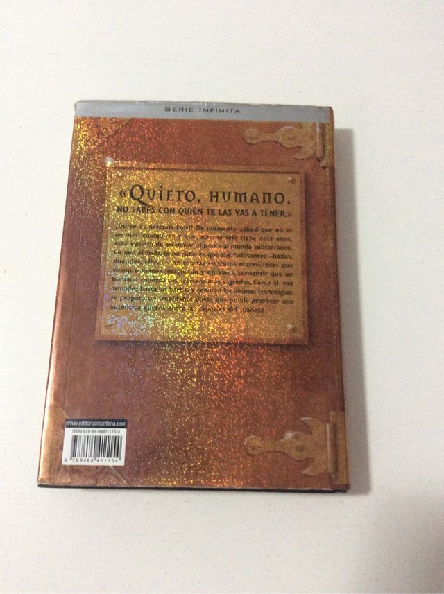 Libro ARTEMIS FOWL de Eoin Colfer