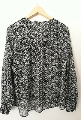 Blusa estampada volante Mango