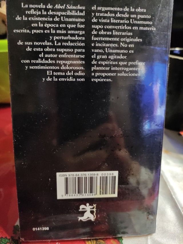 libro lectura Abel Sanchez