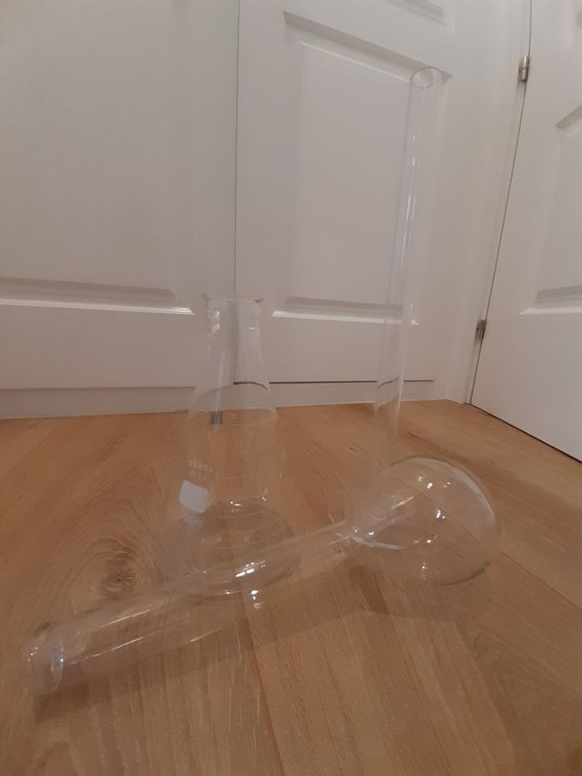 Probetas cristal de farmacia