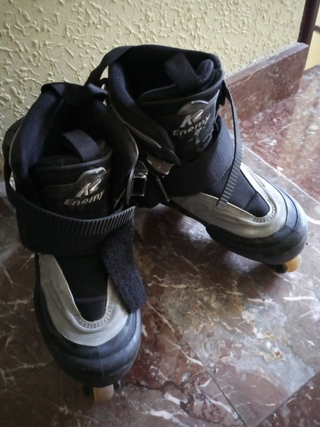 patines en linea profesional con accesorios y bols