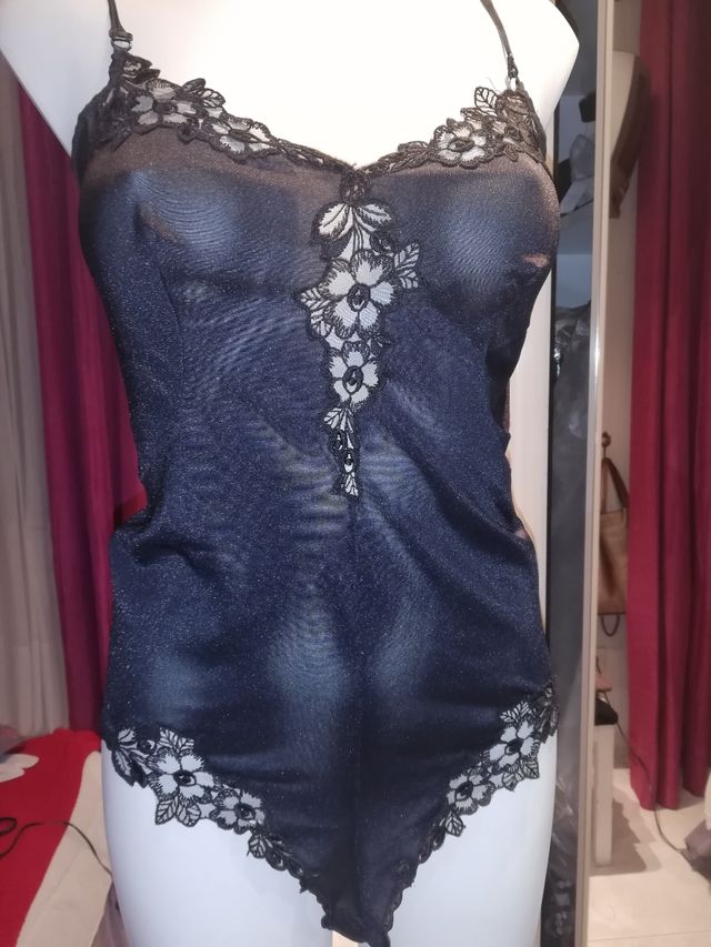 Body mujer sexy negro talla 40 janira
