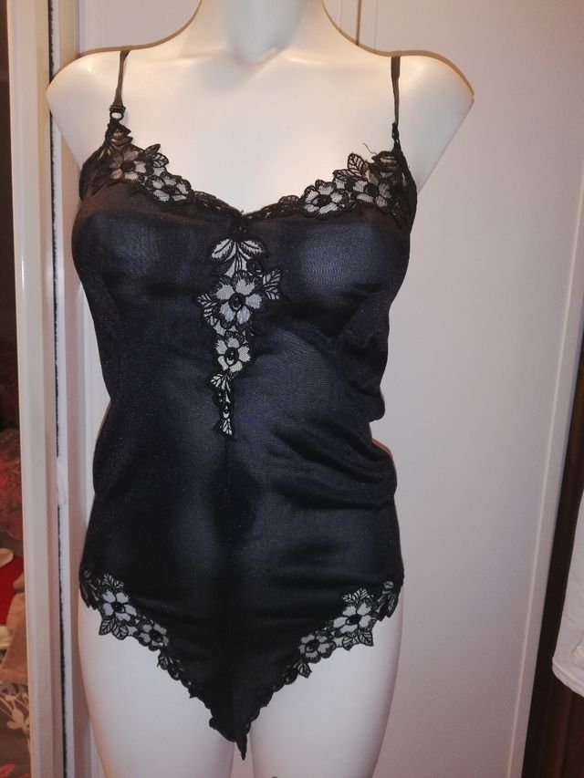 Body mujer sexy negro talla 40 janira