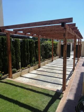 Pérgola de madera
