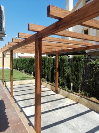 Pérgola de madera