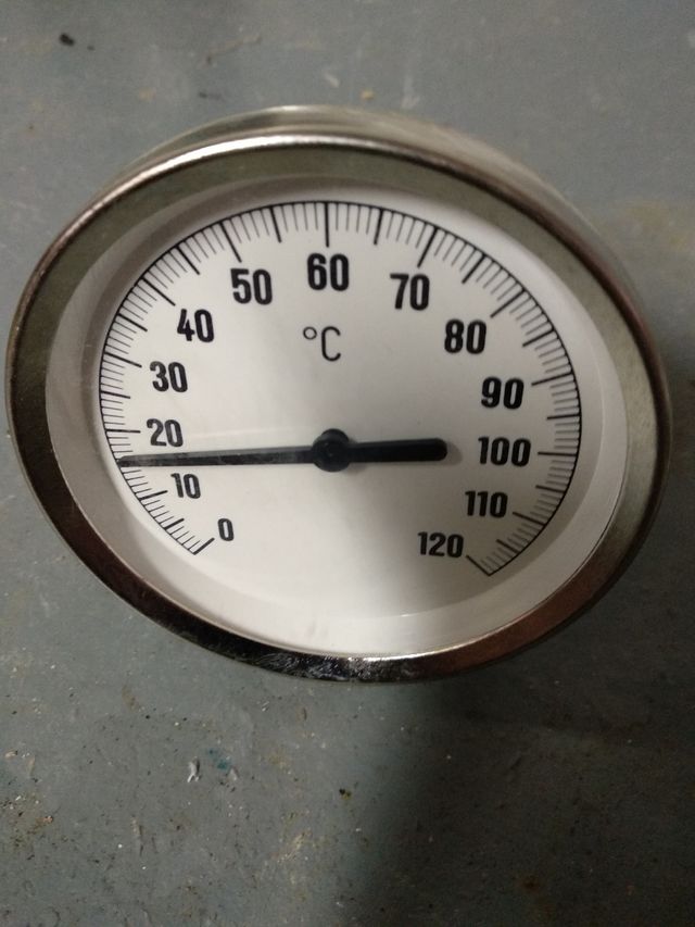 Termómetro con vaina.