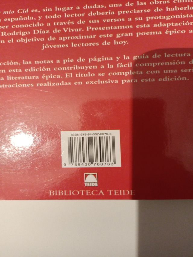EL CID. Biblioteca Teide.