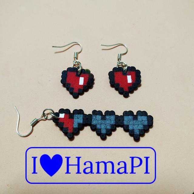 Pendientes de Hama Beads Mini. Surtidos.