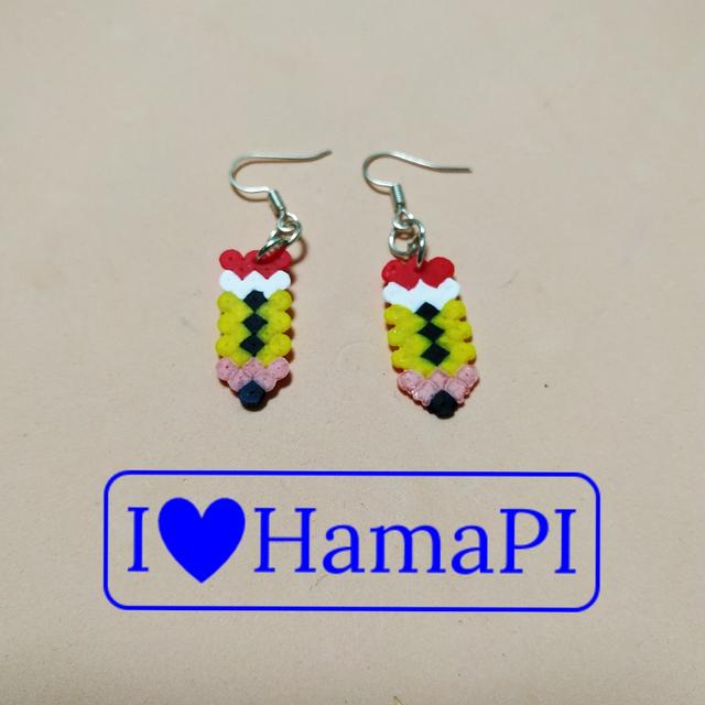 Pendientes de Hama Beads Mini. Surtidos.