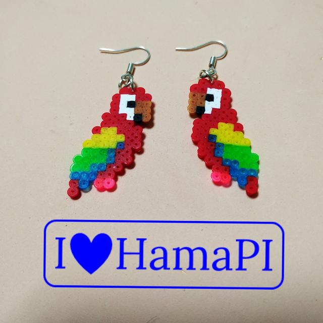 Pendientes de Hama Beads Mini. Surtidos.
