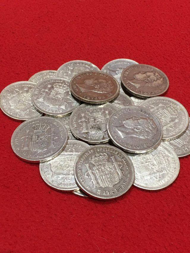 monedas de plata Amadeo I de 1871