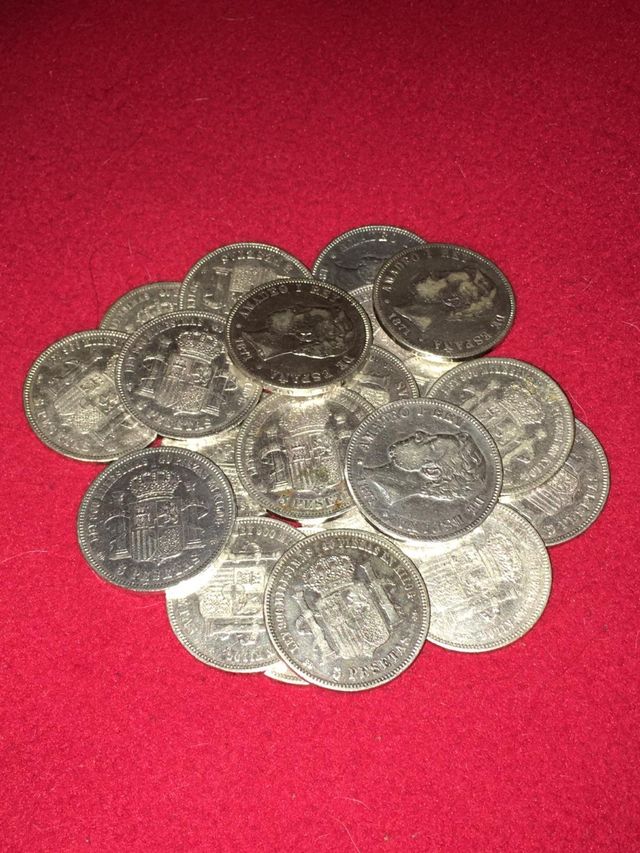 monedas de plata Amadeo I de 1871