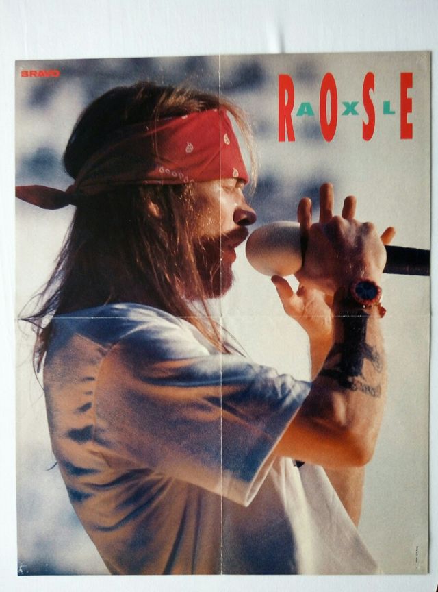 Poster Axl Rose / Guns and roses