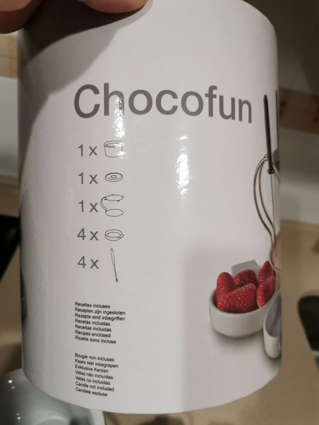 fondue para chocolate