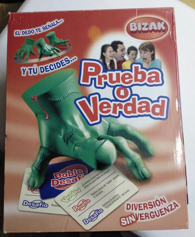 Prueba o verdad, juego de mesa