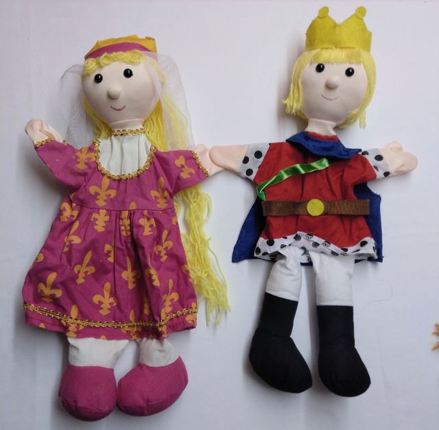 Títeres, princesa y principe