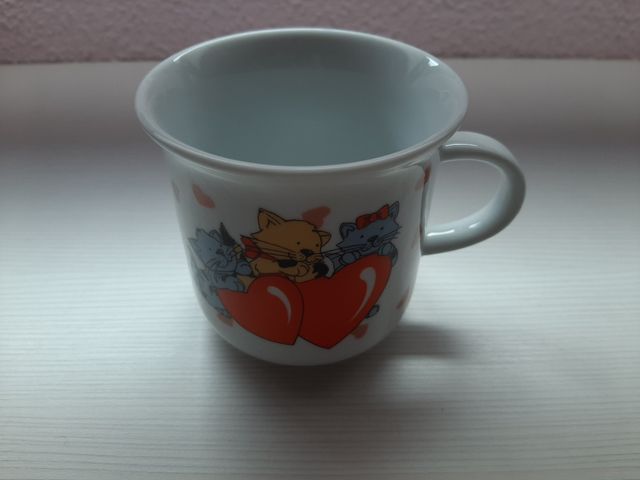 Vajilla infantil porcelana, nueva