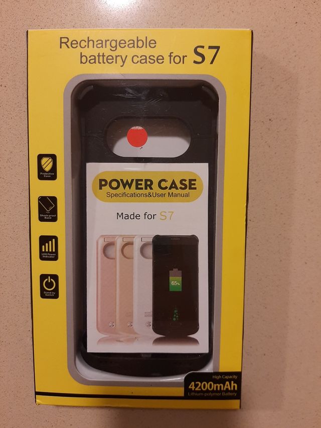 Carcasa bateria recargable para Samsung S7