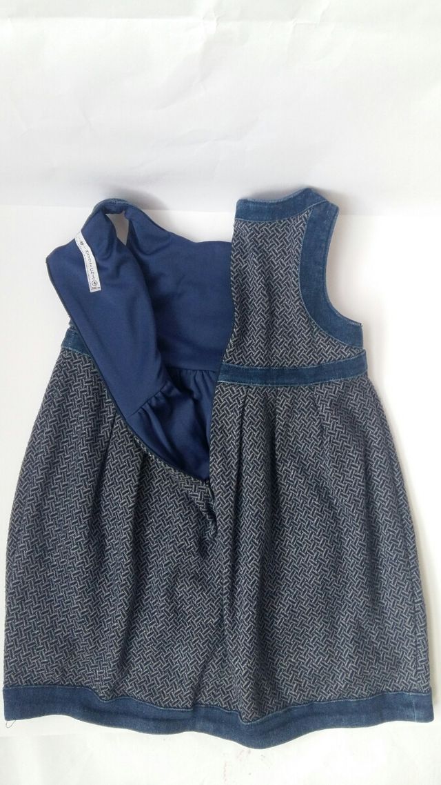 Vestido azul niña Mayoral. T 4 años.