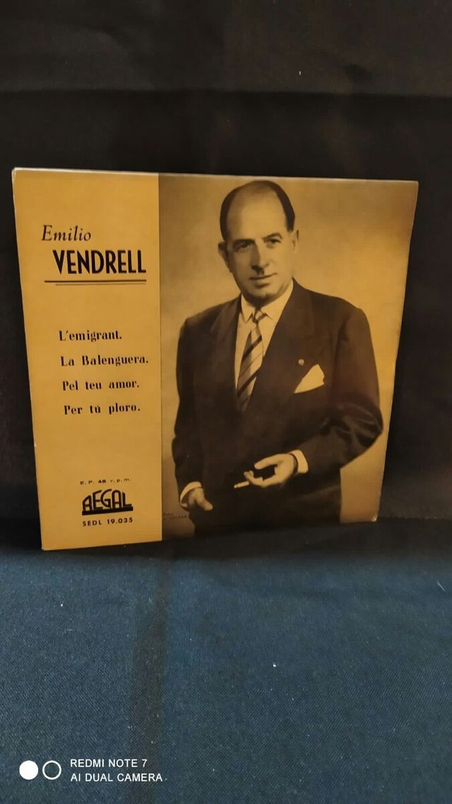 Disco de vinilo de Emilio Vendrell 