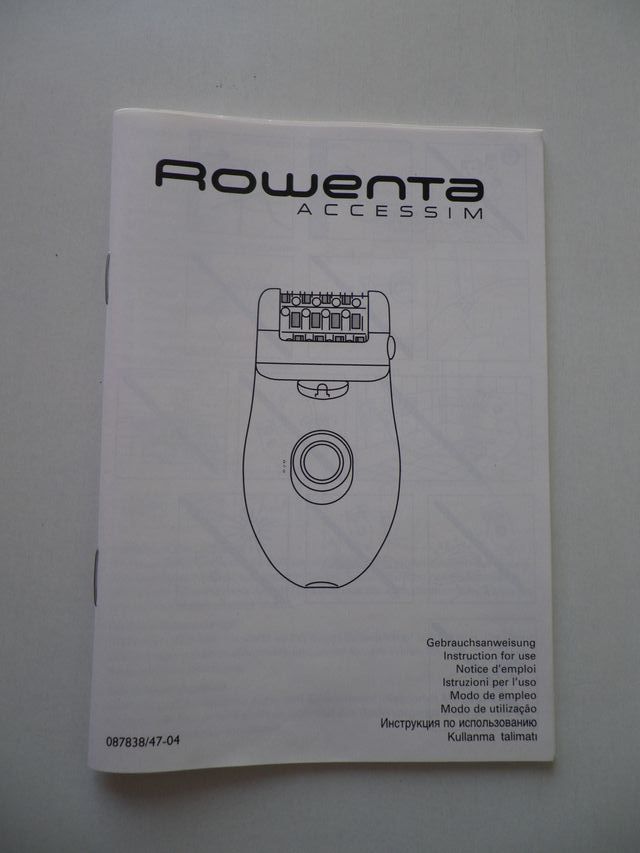 DEPILADO ROWENTA ACCESSING PIVOTING