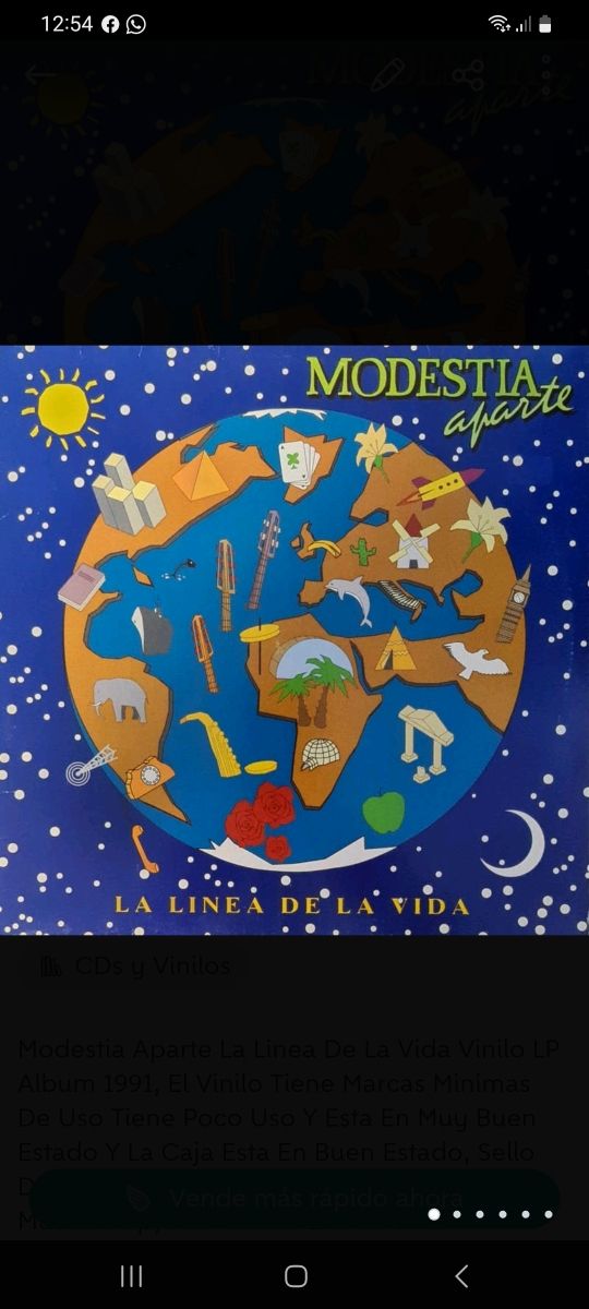 Modestia Aparte Lote De 2 Album LP