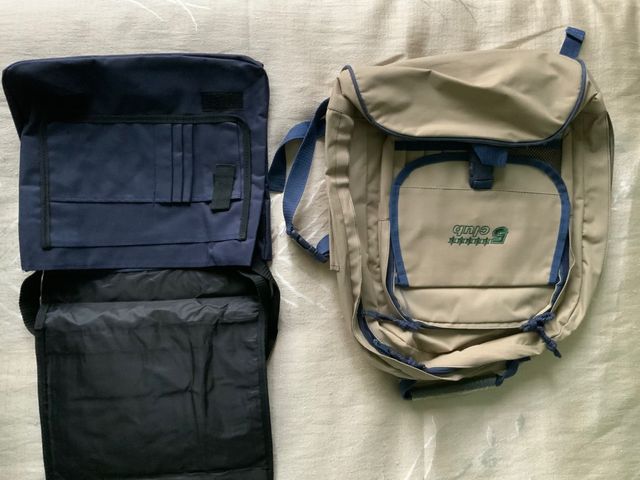 Lote mochila y bandolera