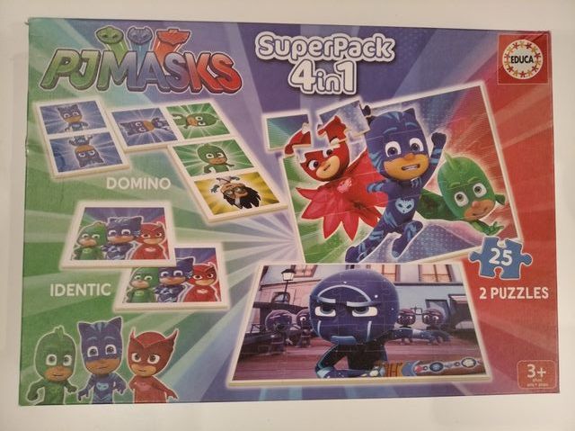 Pack juegos pjmasks 4 en 1
