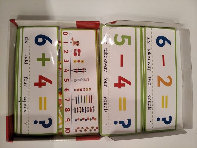 Juego de sumas y restas en ingles