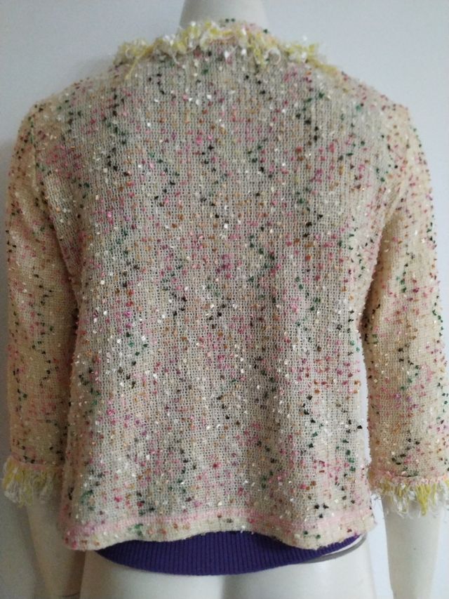 Torera de punto estilo Chanel talla 38-40