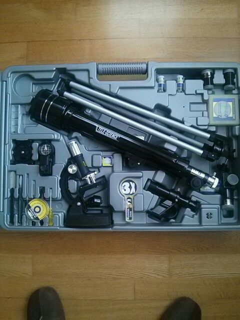 Telescopio y microscopio juguete