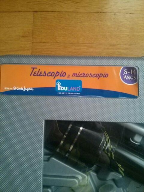 Telescopio y microscopio juguete