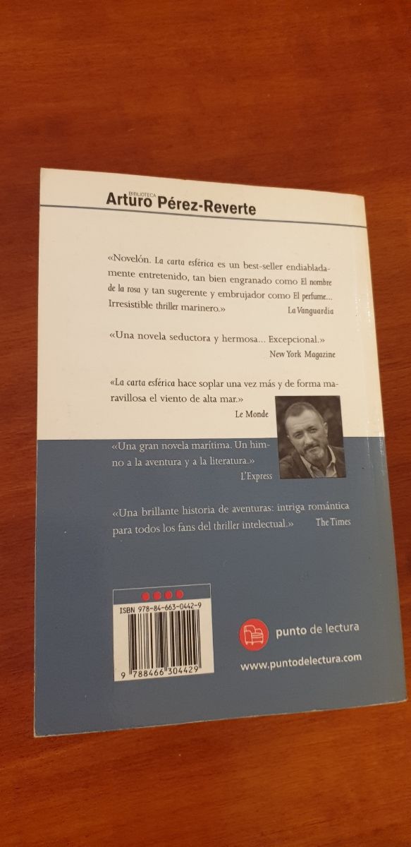 LA CARTA ESFÉRICA de ARTURO PÉREZ-REVERTE