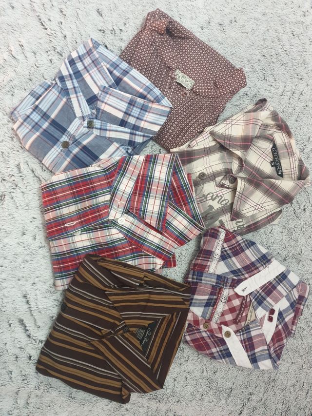 conjunto de camisas