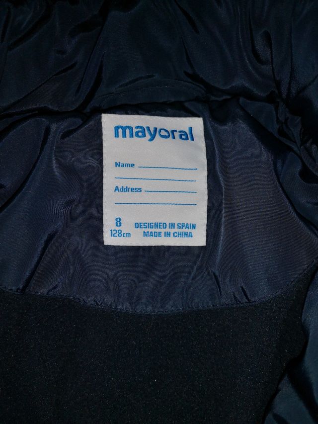 Abrigo Mayoral niño T 8