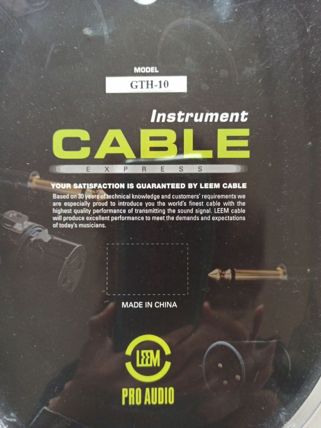 cable conexión, guitarra eléctrica