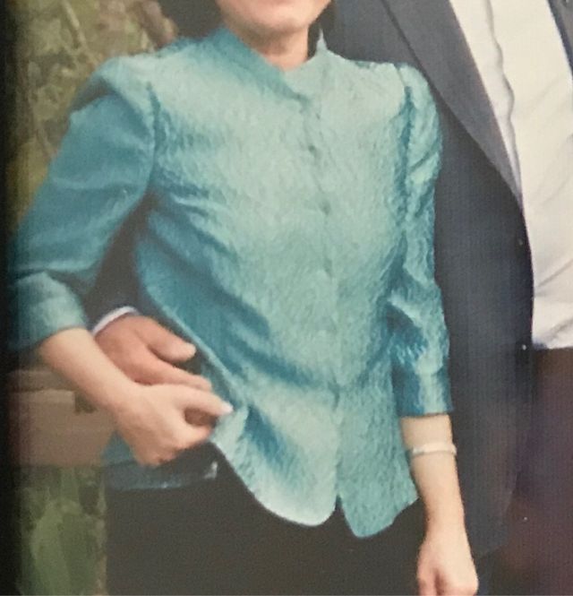 Chaqueta y corpiño ceremonia