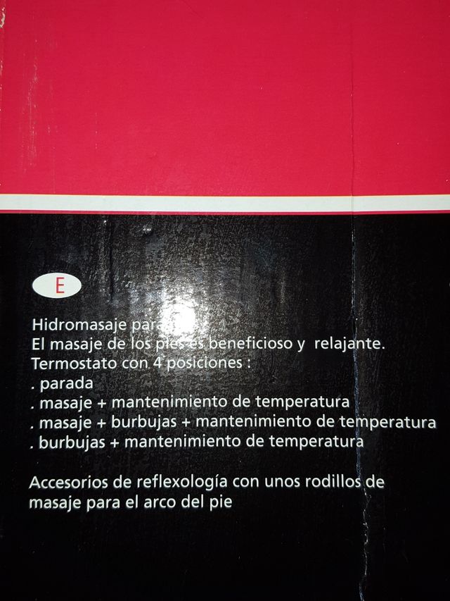 Hidromasaje para pies