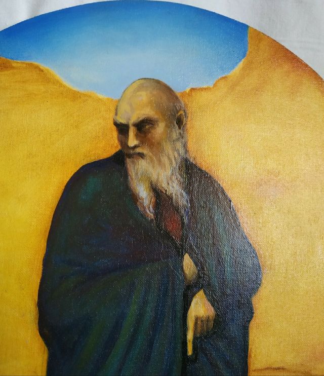 óleo tabla 40 cm x 50 cm