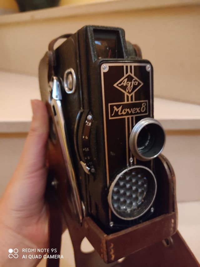 Cámara de cine a cuerda