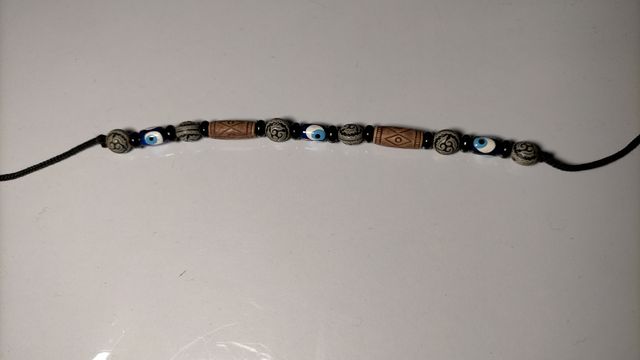 Pulsera con cenefas multicolor