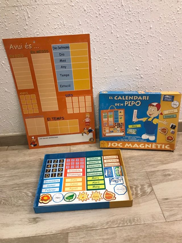 El calendario d'en Pipo. Juego Magnético