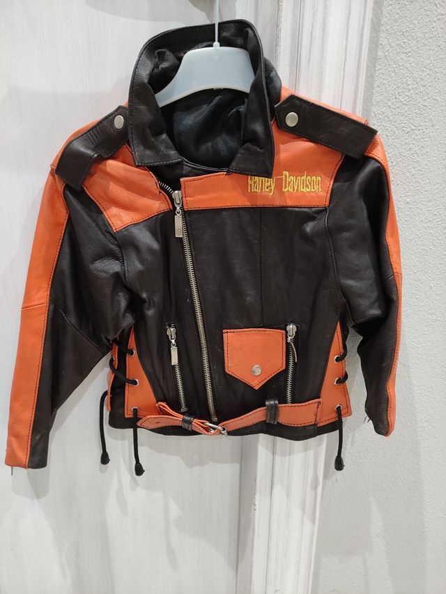 Chaqueta Piel Harley Davidson niñ@