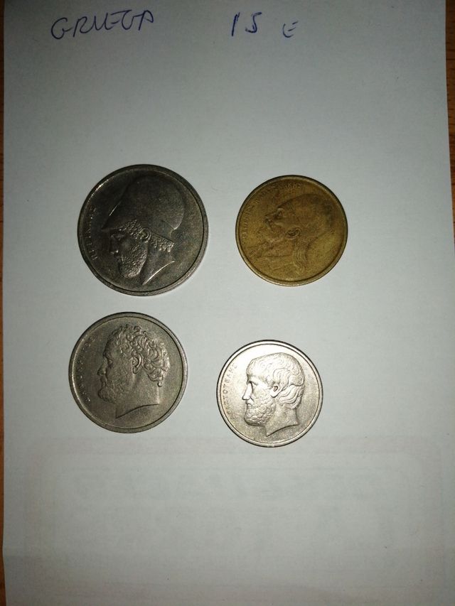 monedas de distintos países