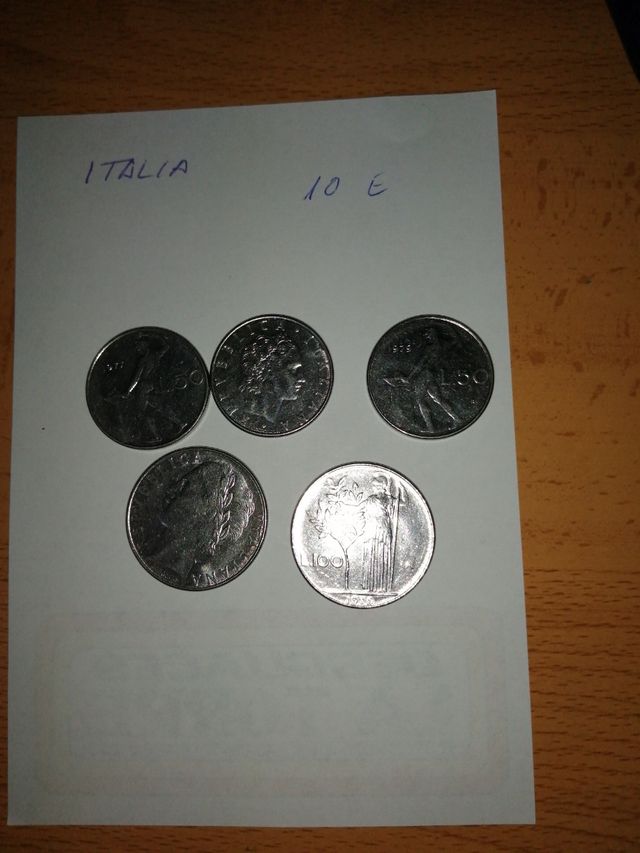 monedas de distintos países