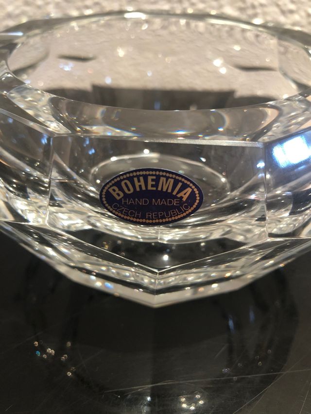 Cenicero Cristal de Bohemia